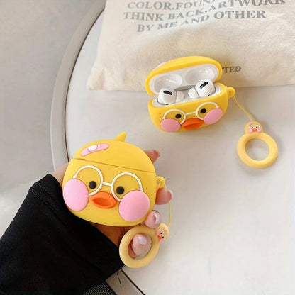 Cute Duck Earphone Case