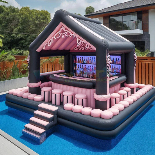 Ultimate Party Float: Superior Design Inflatable Pub Bar & Sofa for Adults
