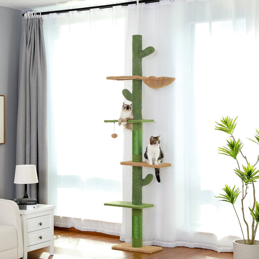 Festive Cactus Cat Tree