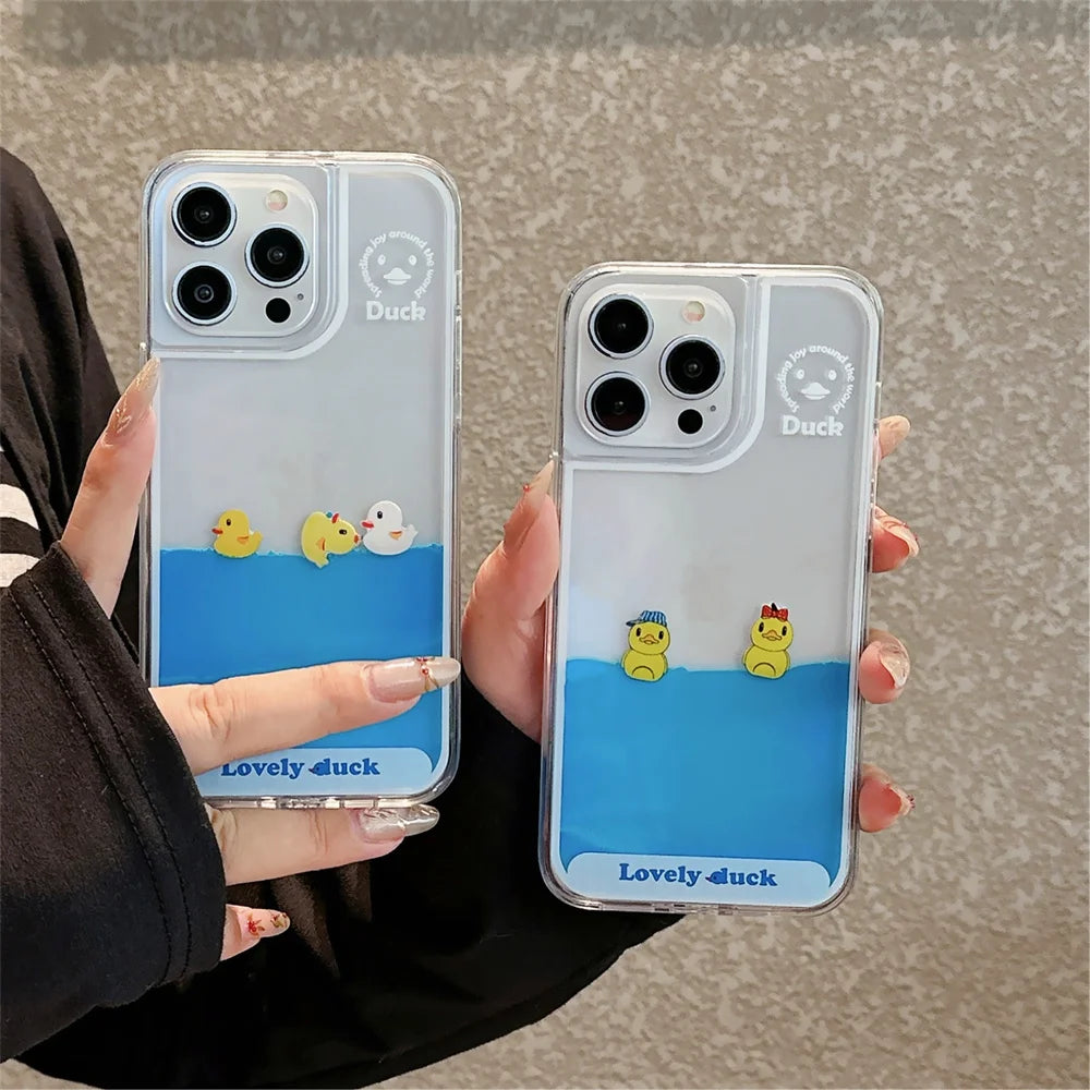 Cute Duck Phone Case For Iphone & Samsung