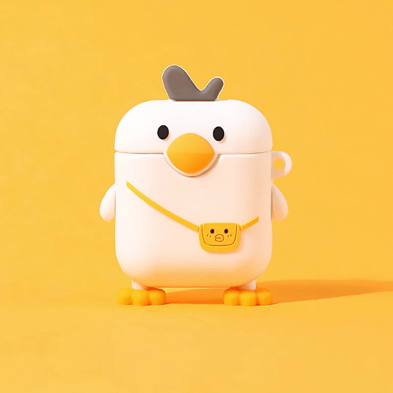 Cute Duck Earphone Case