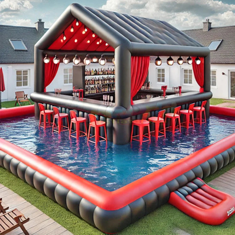 Ultimate Party Float: Superior Design Inflatable Pub Bar & Sofa for Adults