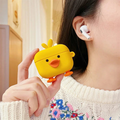 Cute Duck Earphone Case