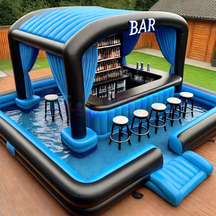 Ultimate Party Float: Superior Design Inflatable Pub Bar & Sofa for Adults