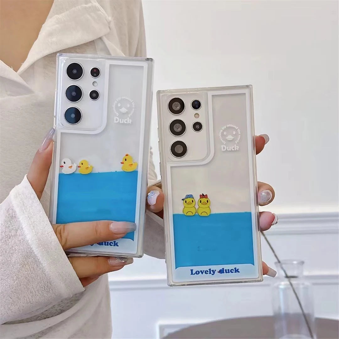 Cute Duck Phone Case For Iphone & Samsung