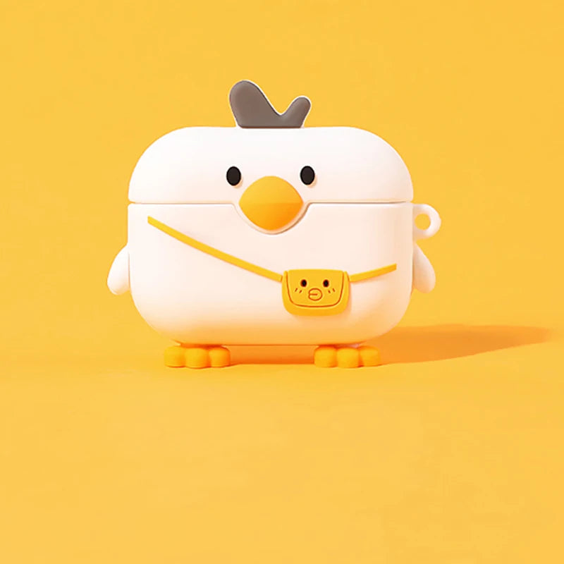 Cute Duck Earphone Case