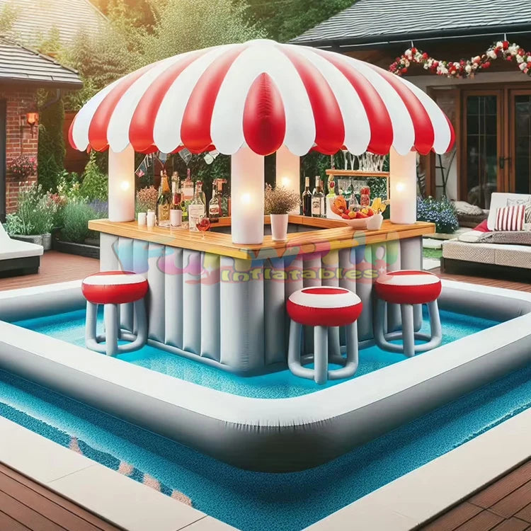 Ultimate Party Float: Superior Design Inflatable Pub Bar & Sofa for Adults