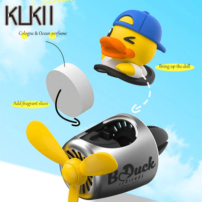 Duck Pilot: Premium Airplane Vent Clip Air Freshener & Aroma Diffuser for Car Interiors