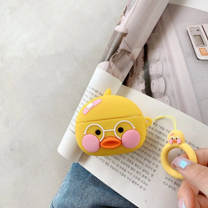 Cute Duck Earphone Case