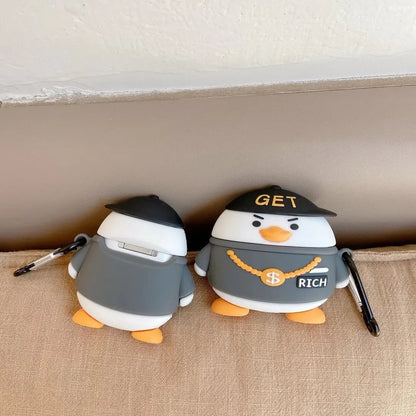 Cute Duck Earphone Case