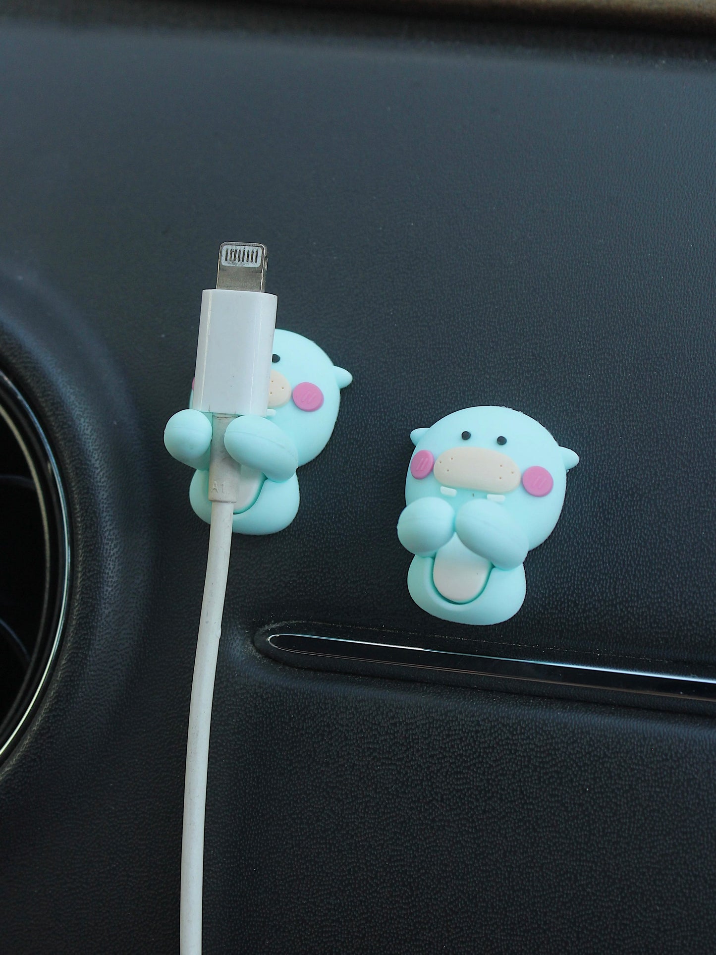 Cute Cartoon Cable Organizer | Phone Charger & Headphone Cord Holder