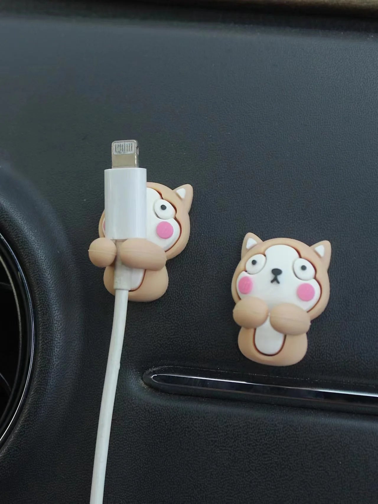 Cute Cartoon Cable Organizer | Phone Charger & Headphone Cord Holder